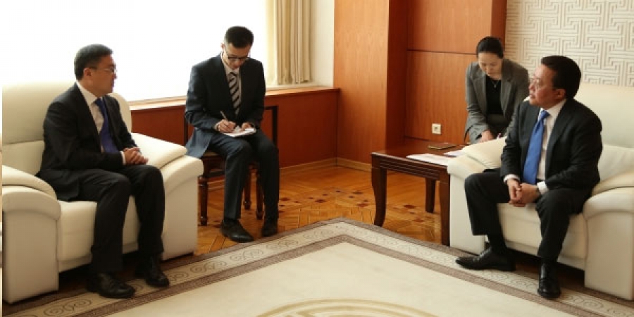 Монгол Улсын Ерөнхийлөгч БНХАУ-ын Элчин сайд Ван Сяолуныг хүлээн авч уулзав
