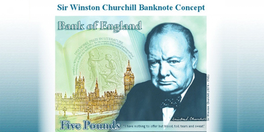 У.Черчиллийн хөргийг мөнгөн дэвсгэртэд мөнхөлнө