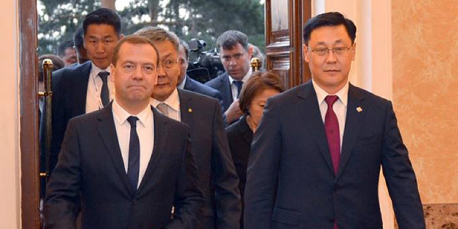 Ерөнхий сайд Ж.Эрдэнэбат ОХУ-ын Засгийн газрын дарга Д.А.Медведевтэй уулзлаа