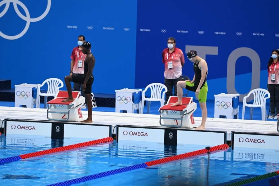 Б.Энххүслэн олимпийн усан замд улсынхаа рекордыг шинэчлэн тогтоолоо
