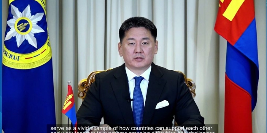 Монгол Улсын Ерөнхийлөгч Боаогийн чуулга уулзалтад цахимаар оролцов