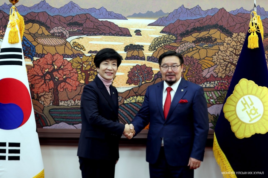 УИХ-ын дарга Г.Занданшатар БНСУ-ын Үндэсний Ассамблейн дэд дарга Ким Ён Жү-тэй уулзлаа
