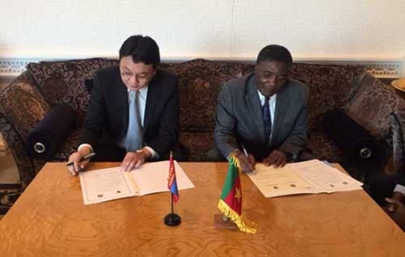 Монгол Улс Бүгд Найрамдах Камерун Улстай дипломат харилцаа тогтоов