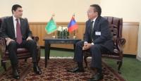 Ц.Элбэгдорж Туркменистан Улсын Ерөнхийлөгчтэй уулзлаа
