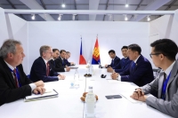 Монгол Улсын Ерөнхийлөгч У.Хүрэлсүх Бүгд Найрамдах Чех Улсын Ерөнхий сайдыг хүлээн авч уулзлаа
